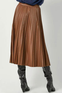 Mystree - Pleated Midi Skirt