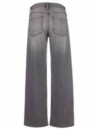 KUT FROM THE KLOTH Women's Charlote Mid Rise Regular Hem Jean in grey - women's jeans - detail view