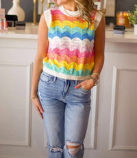 Sincerely Ours - Over The Rainbow Sweater Vest