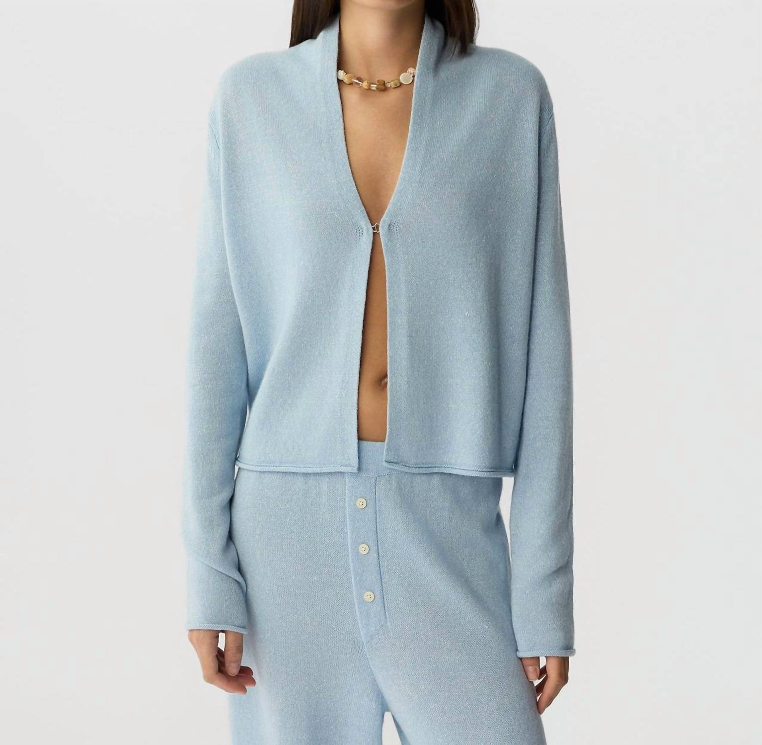 Guest In Residence - Stealth Cashmere Blend Cardigan