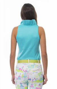 Gretchen Scott - Jersey Sleeveless Ruffleneck Top