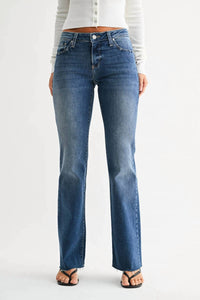 Just Black Denim - Low Rise Bootcut Jeans