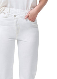 AGOLDE Criss Cross Straight Jeans in element - women's jeans - view 5