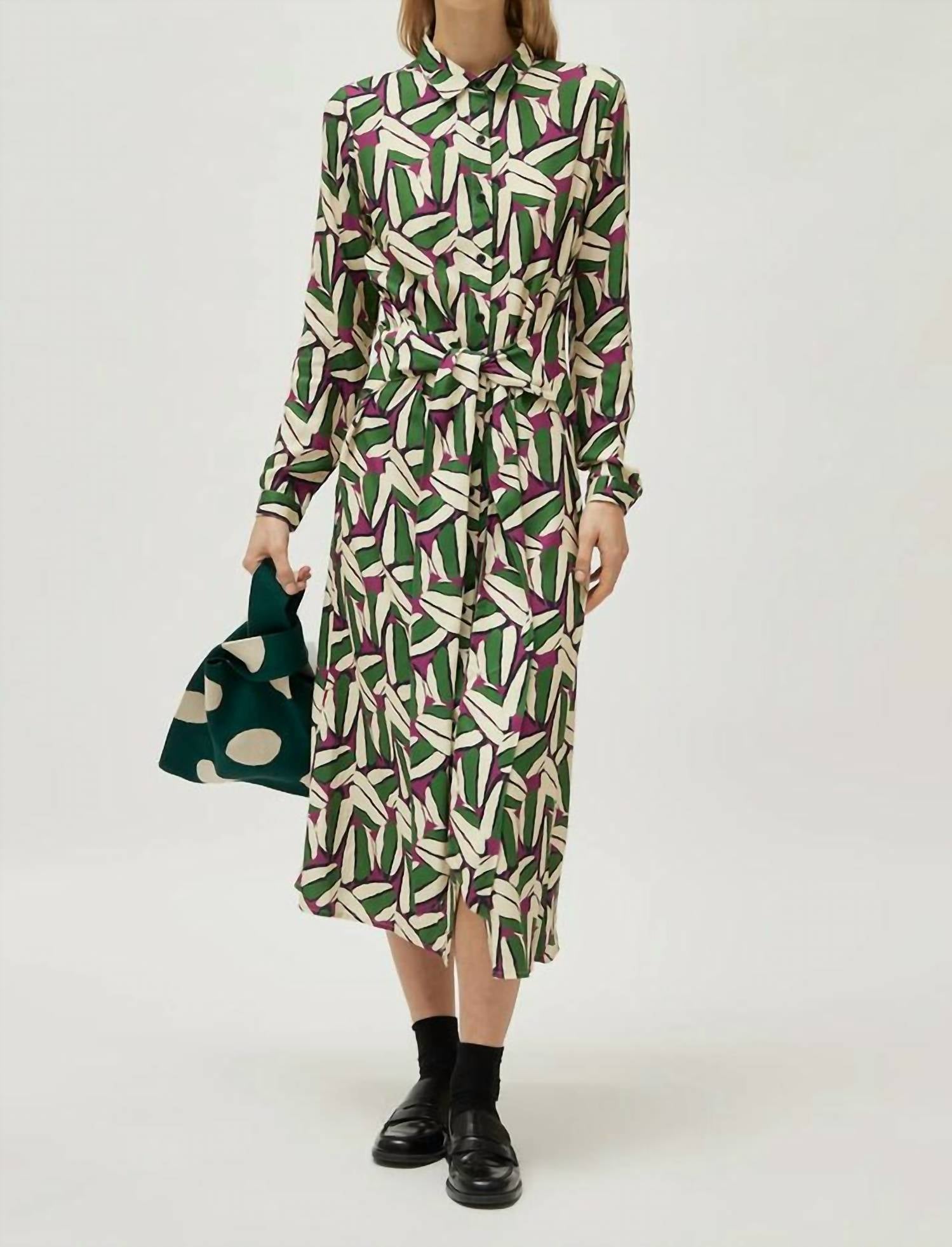 Compañía Fantástica - Geometric Print Midi Dress