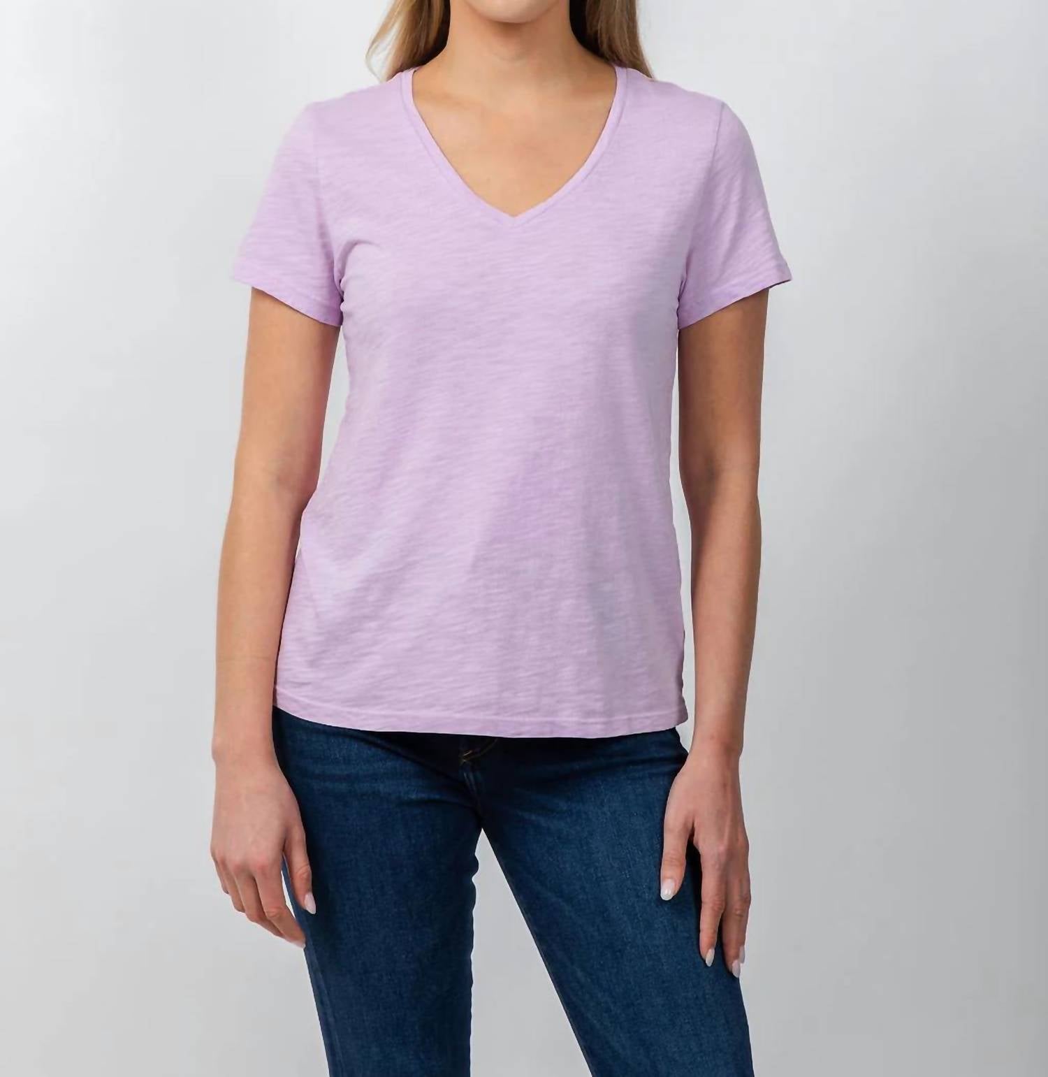 Elliott Lauren - Short Sleeve V-neck Tee