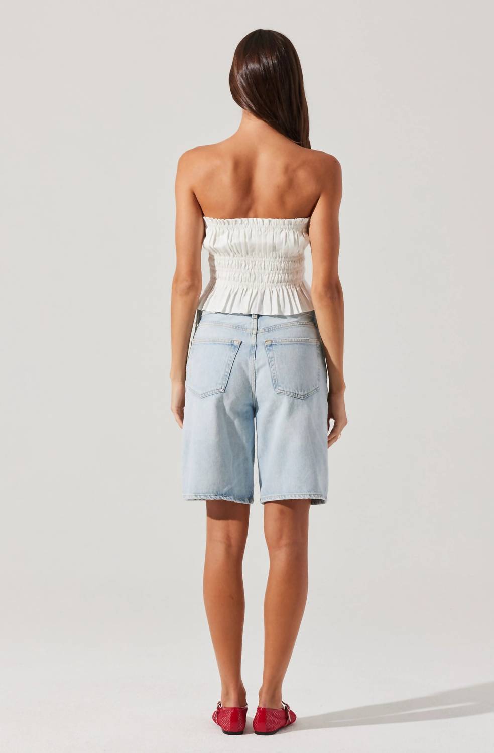 Astr - Biffy Strapless Top