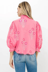 Oliphant - Ruffle Front Blouse