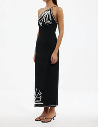 SIGNIFICANT OTHER Orlah Midi Dress in black - women's dress - detail view
