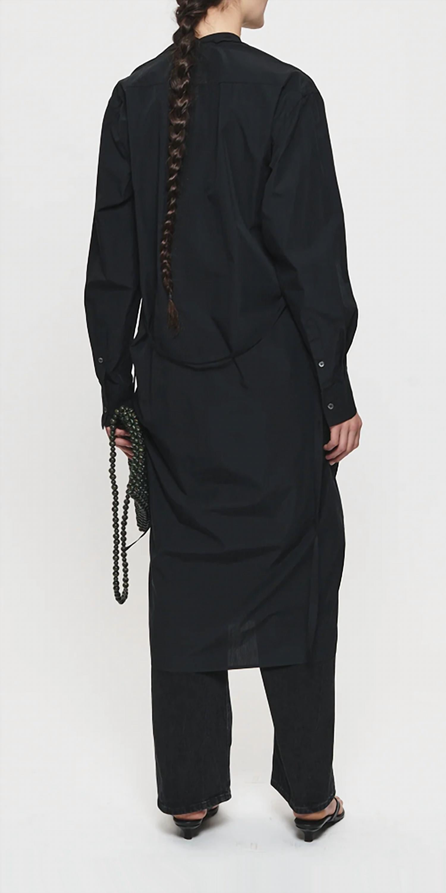 6397 - Women's Colarless Shirtdress