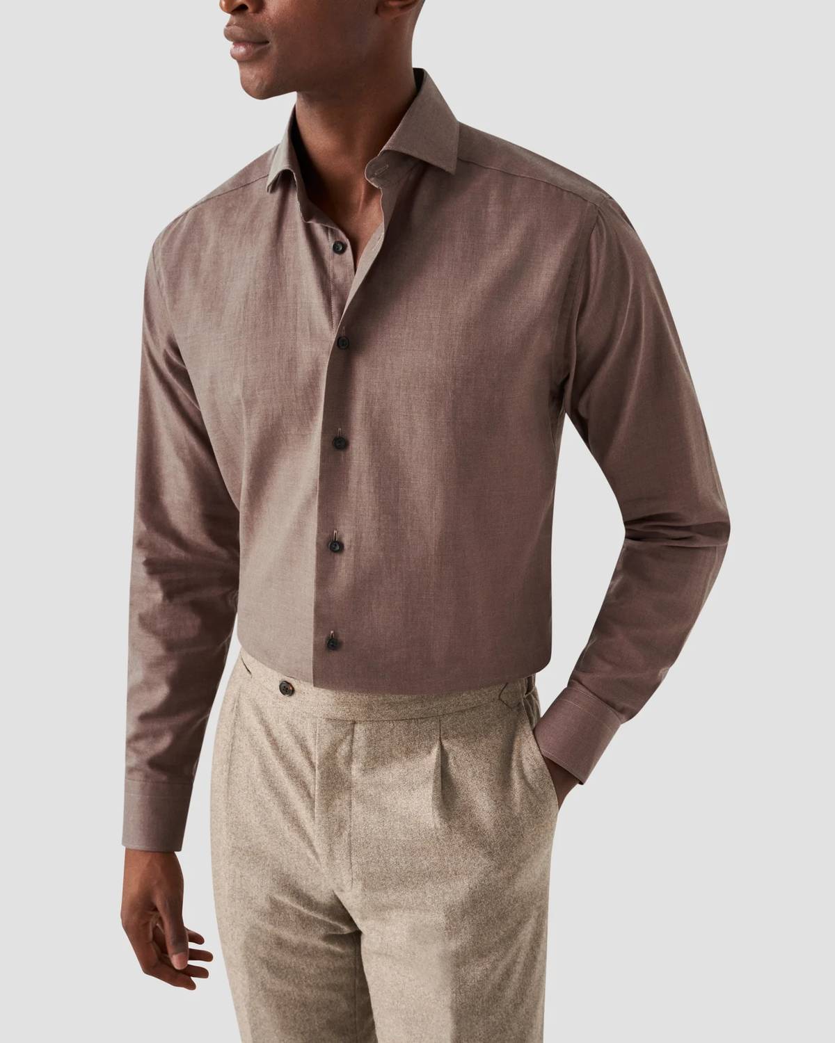 Eton - Wrinkle-free Flannel Shirt