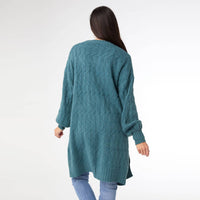 Coco + Carmen - Summit Cable Knit Open Cardigan