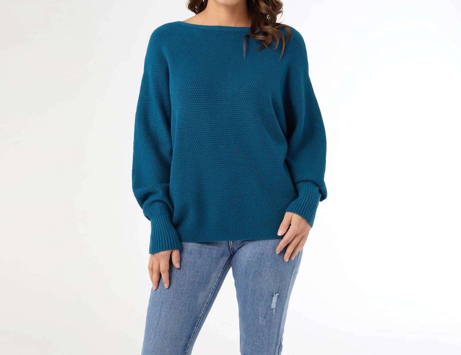 Coco + Carmen - Relaxed Sweater With Lattice Back