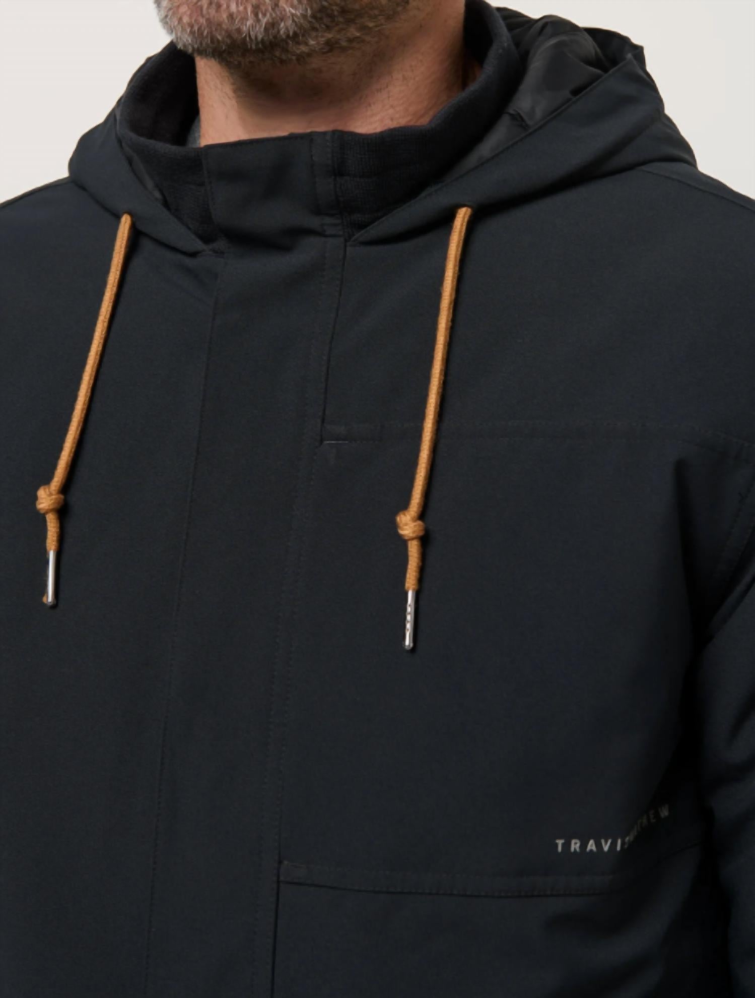 TravisMathew Mountain Pass Jacket in black - men's jacket - view 4