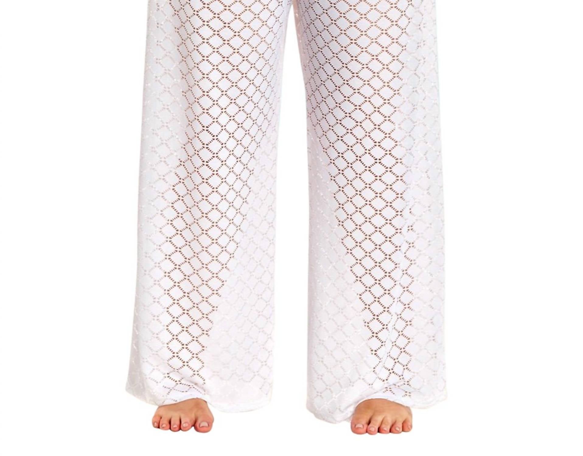 Always For Me - Plus Size Lattice Beach Cover Up Pants
