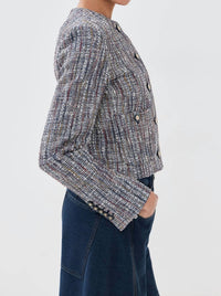 Veronica Beard - Andrea Cotton Tweed Jacket