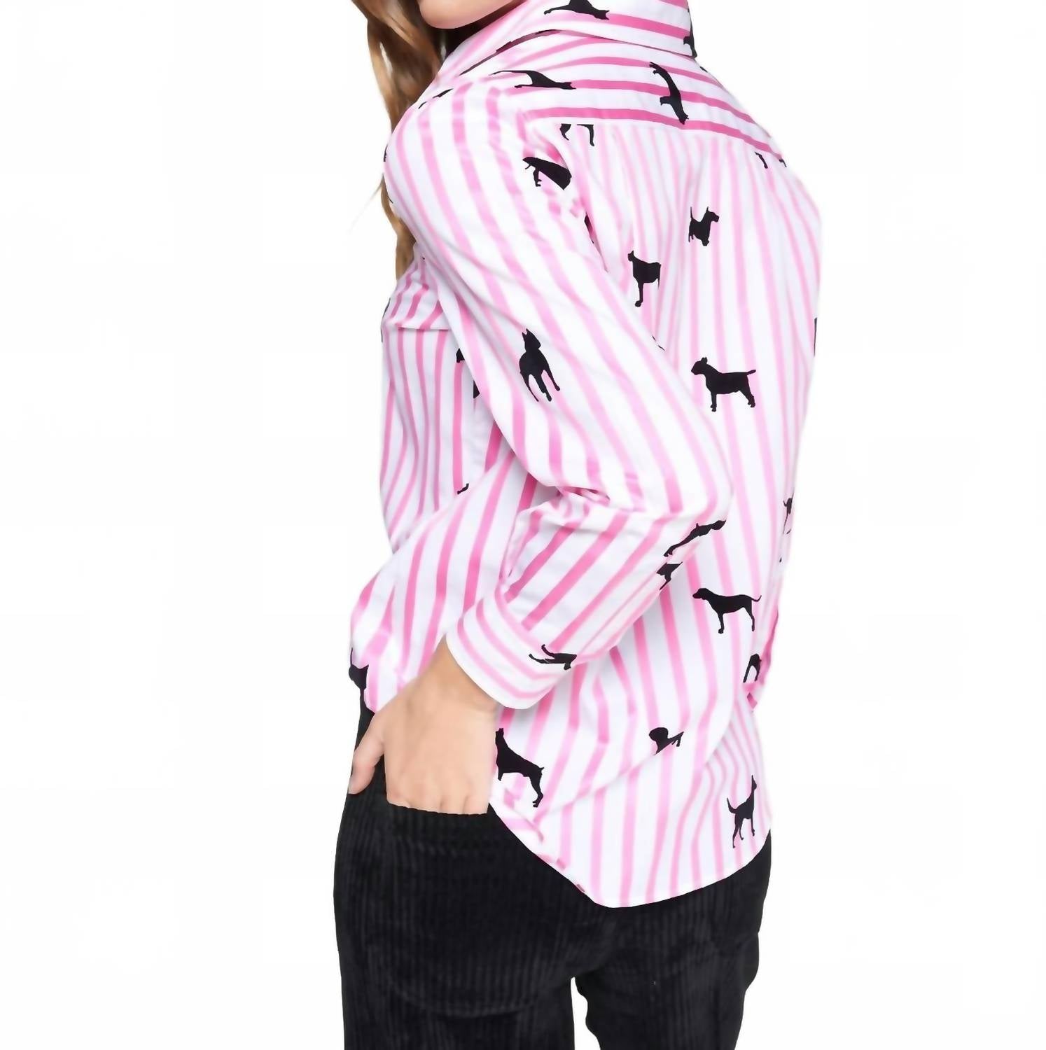 Vilagallo - Mafalda Flocado Long Sleeve Shirt