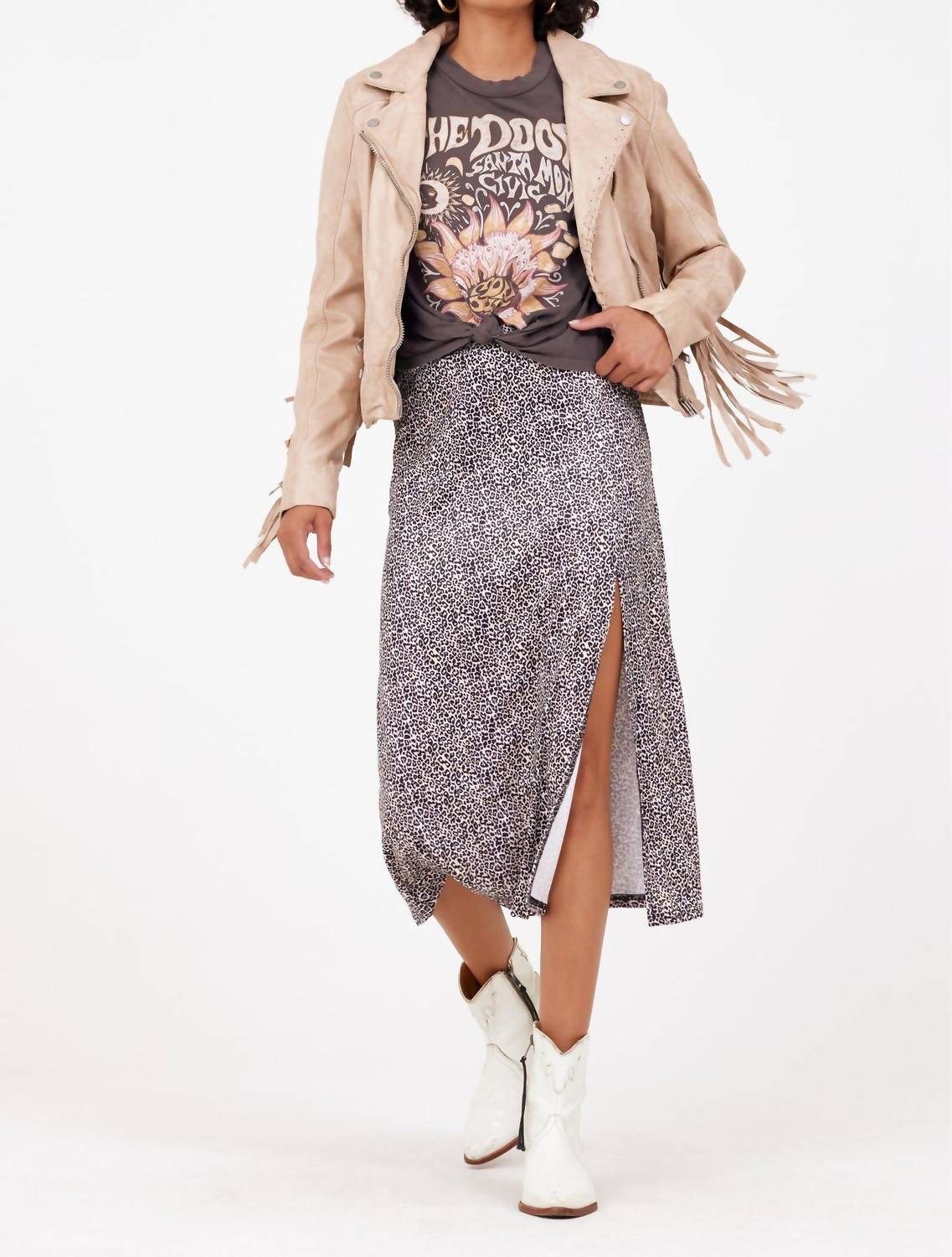 Mauritius - Zoe Rf Leather Jacket