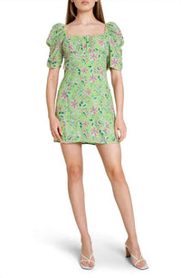 Wayf - Liv Floral Puff Sleeve Dress