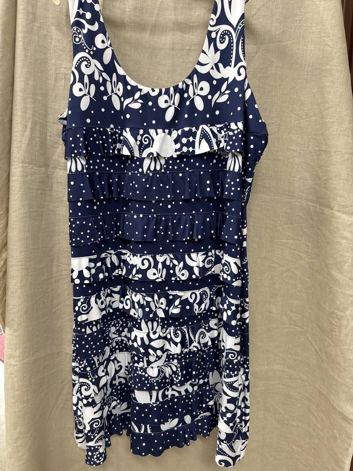 Tango Mango - Women's Tank Ruffle Dress