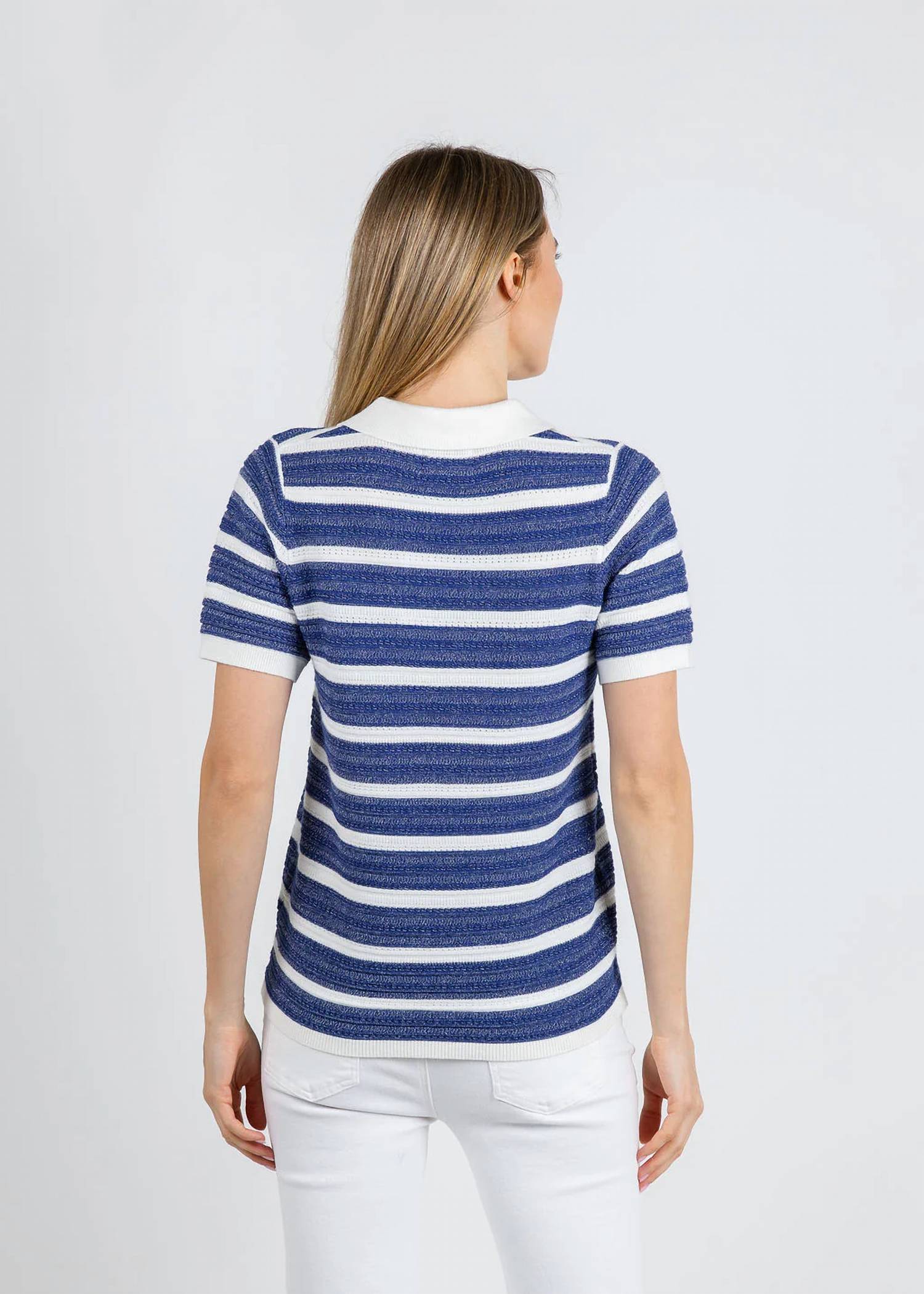 Leo & Ugo - Luna Lurex Stripe Sweater