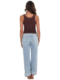 Nikibiki - Women's Double Take Stripe Ribbed Tank Top