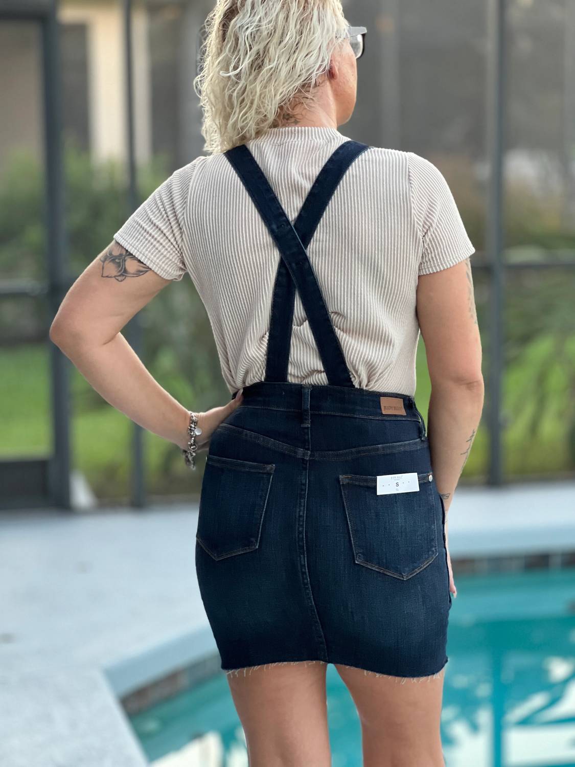 Judy Blue - Stand Out Overall Skirt