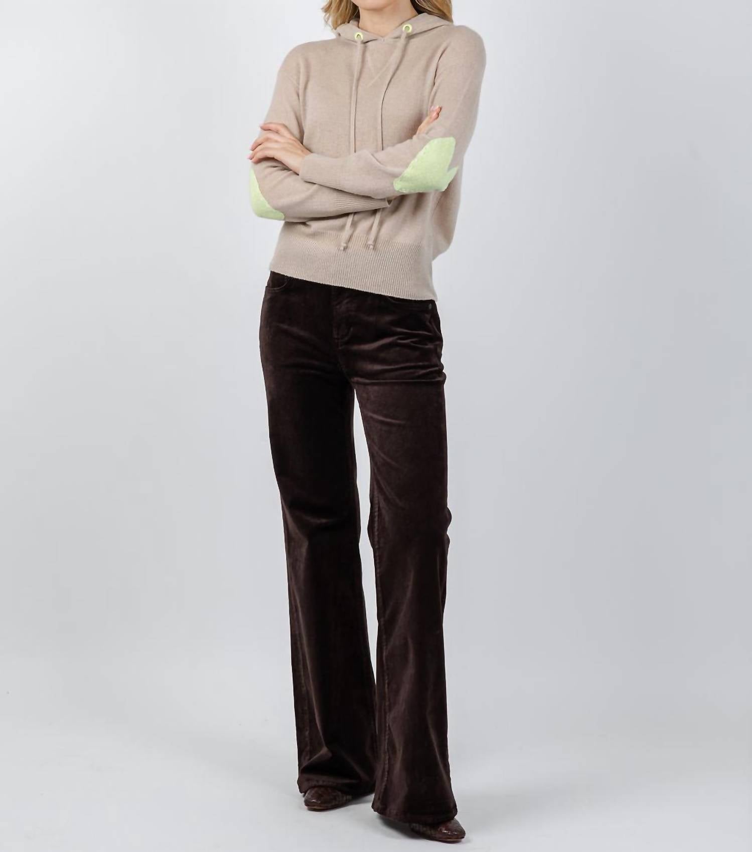 Kerri Rosenthal - Cashmere Imperfect Heart Sweater Hoodie