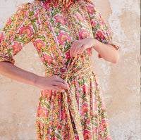 Pink City Prints - Matilda Midi Dress
