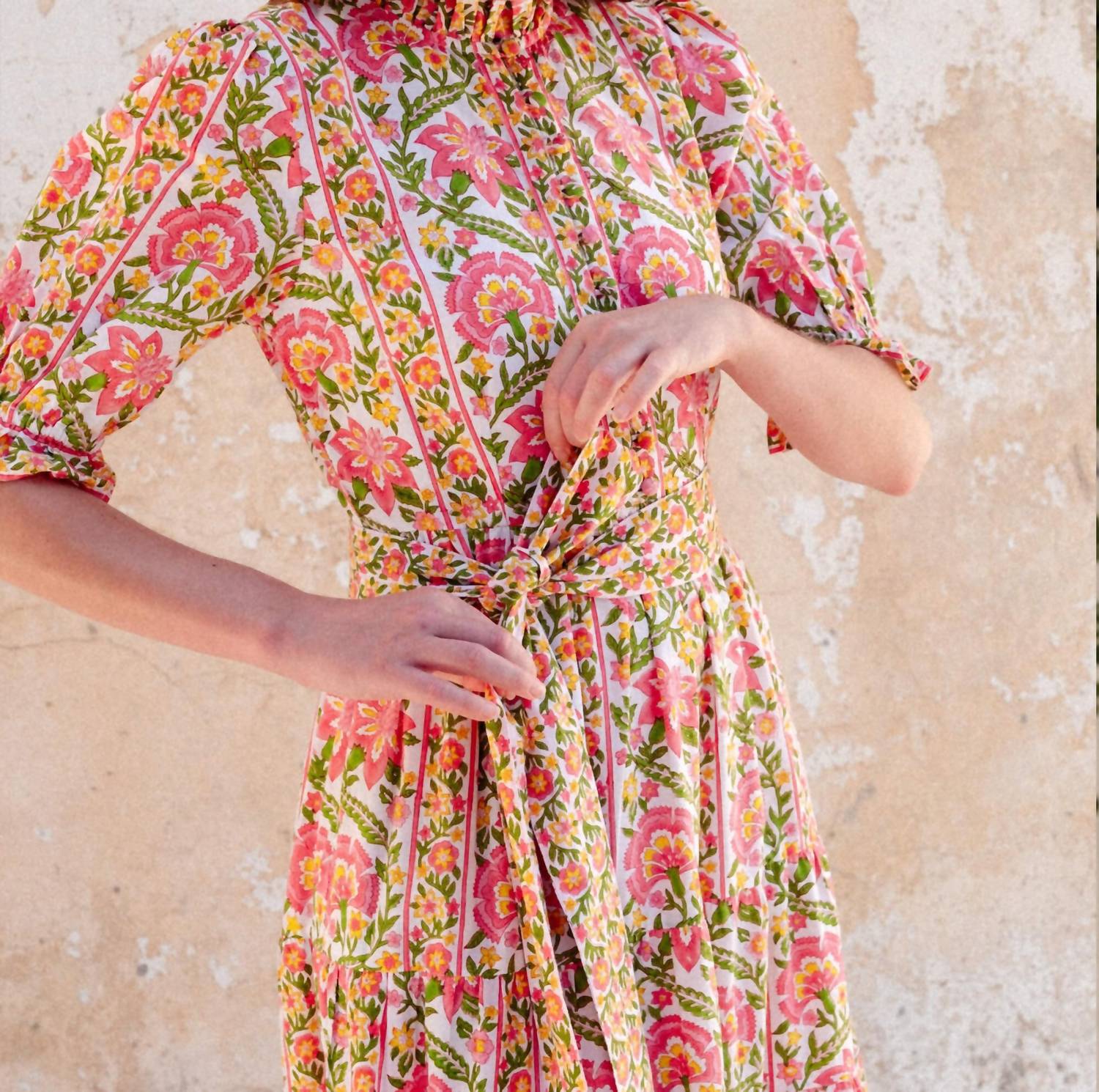 Pink City Prints - Matilda Midi Dress