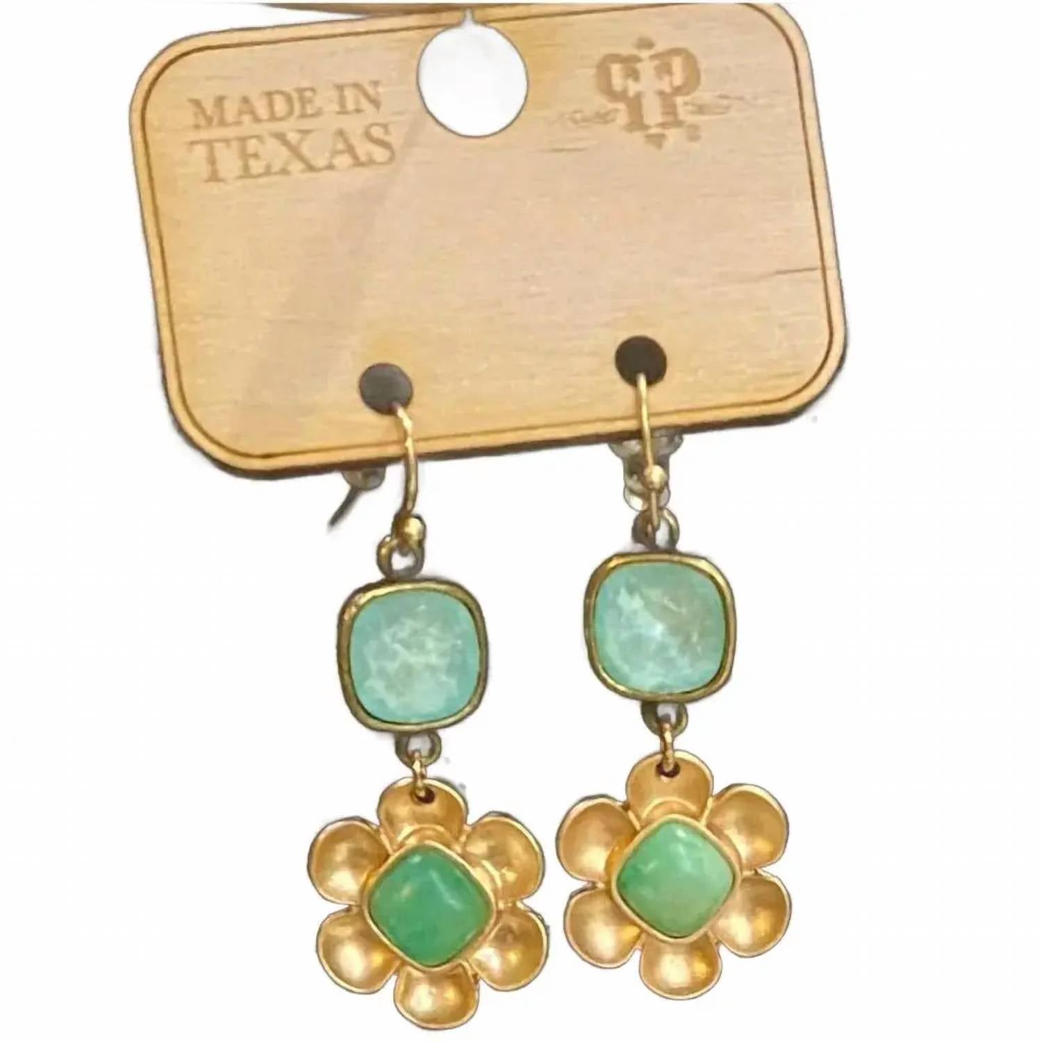 Pink Panache - Women's Flower Earrings