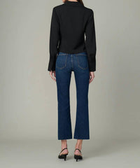 Joe's Jeans The Callie High-rise Cropped Bootcut Jean in serenade - women's jeans - detail view