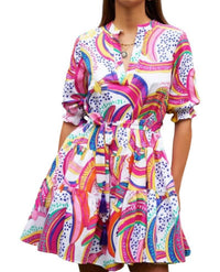 Paolita - Long Sleeve Ruffle Dress