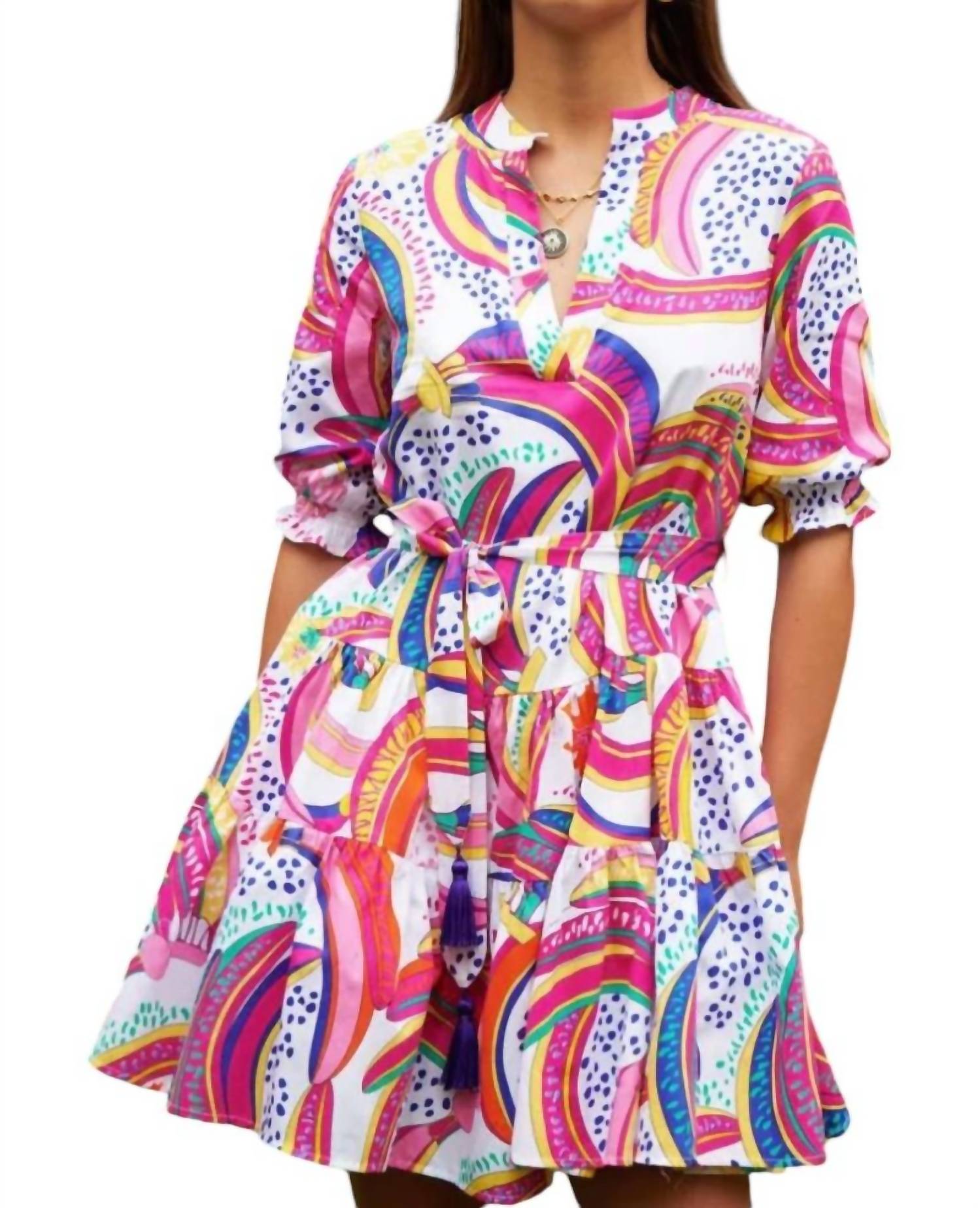 Paolita - Long Sleeve Ruffle Dress