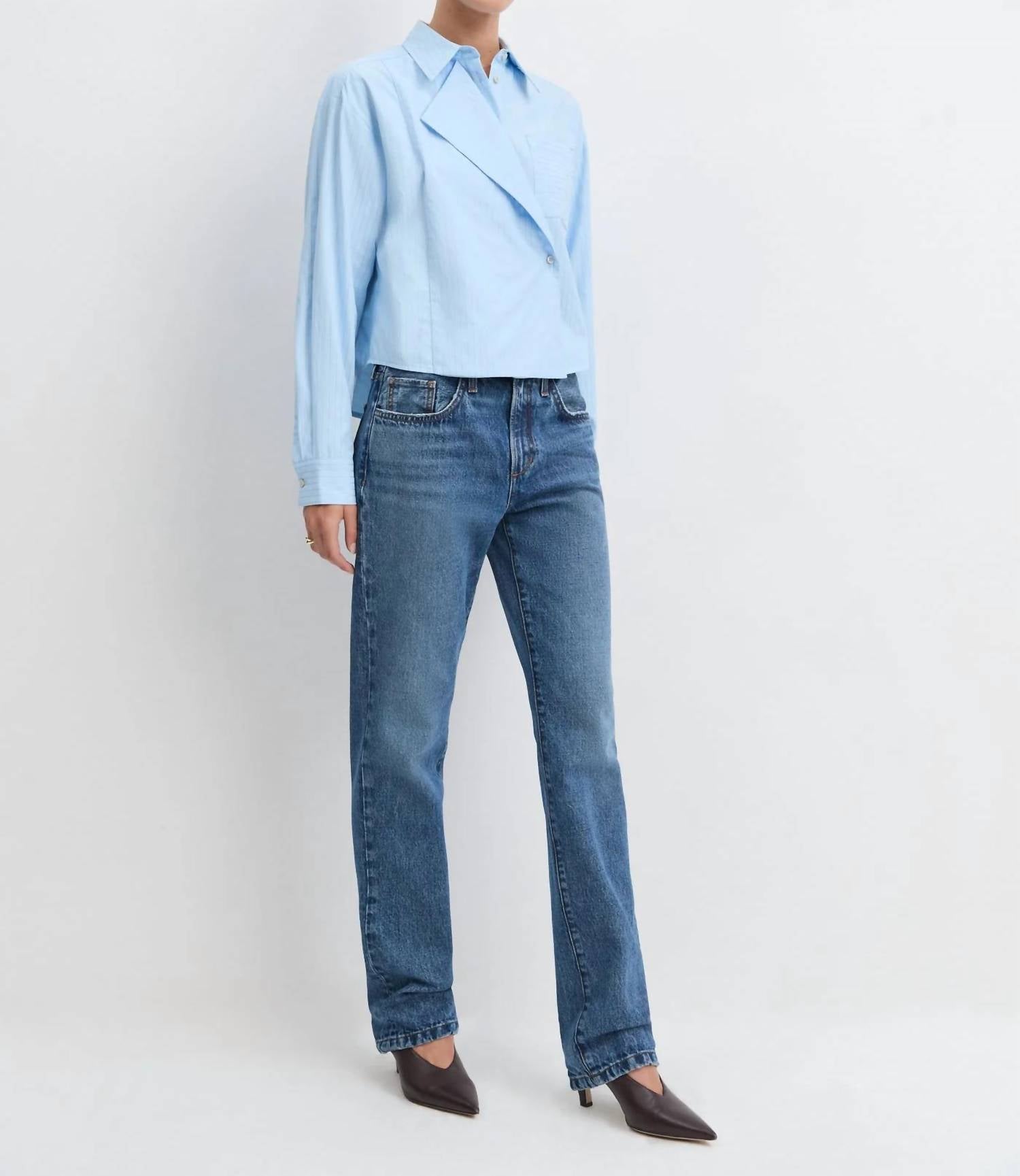 Favorite Daughter - Jenni Collared Shirt Top