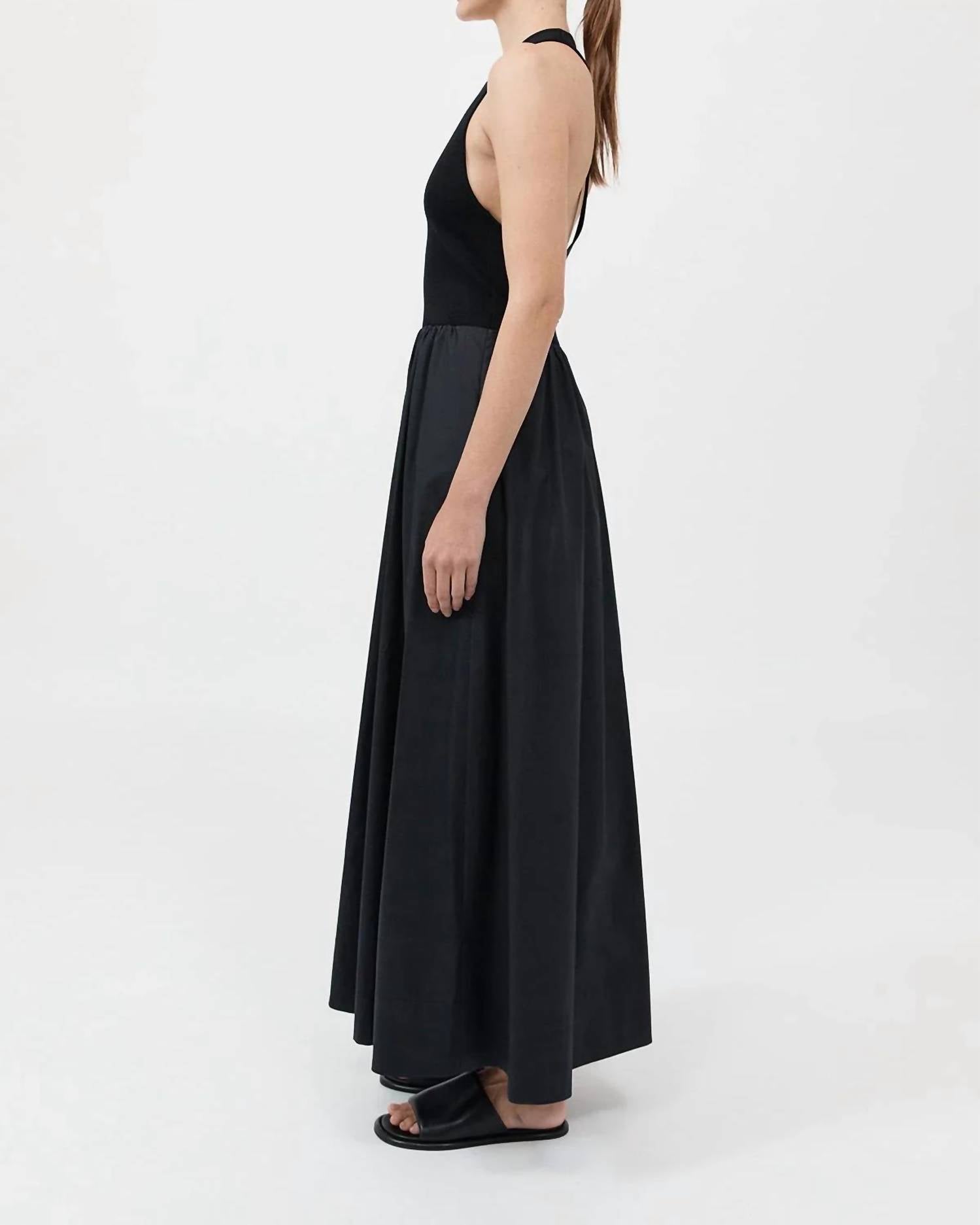 St. Agni - Plunge Neck Dress