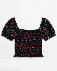 Cheryl Creations - Girl's Smocked Ruffle Top
