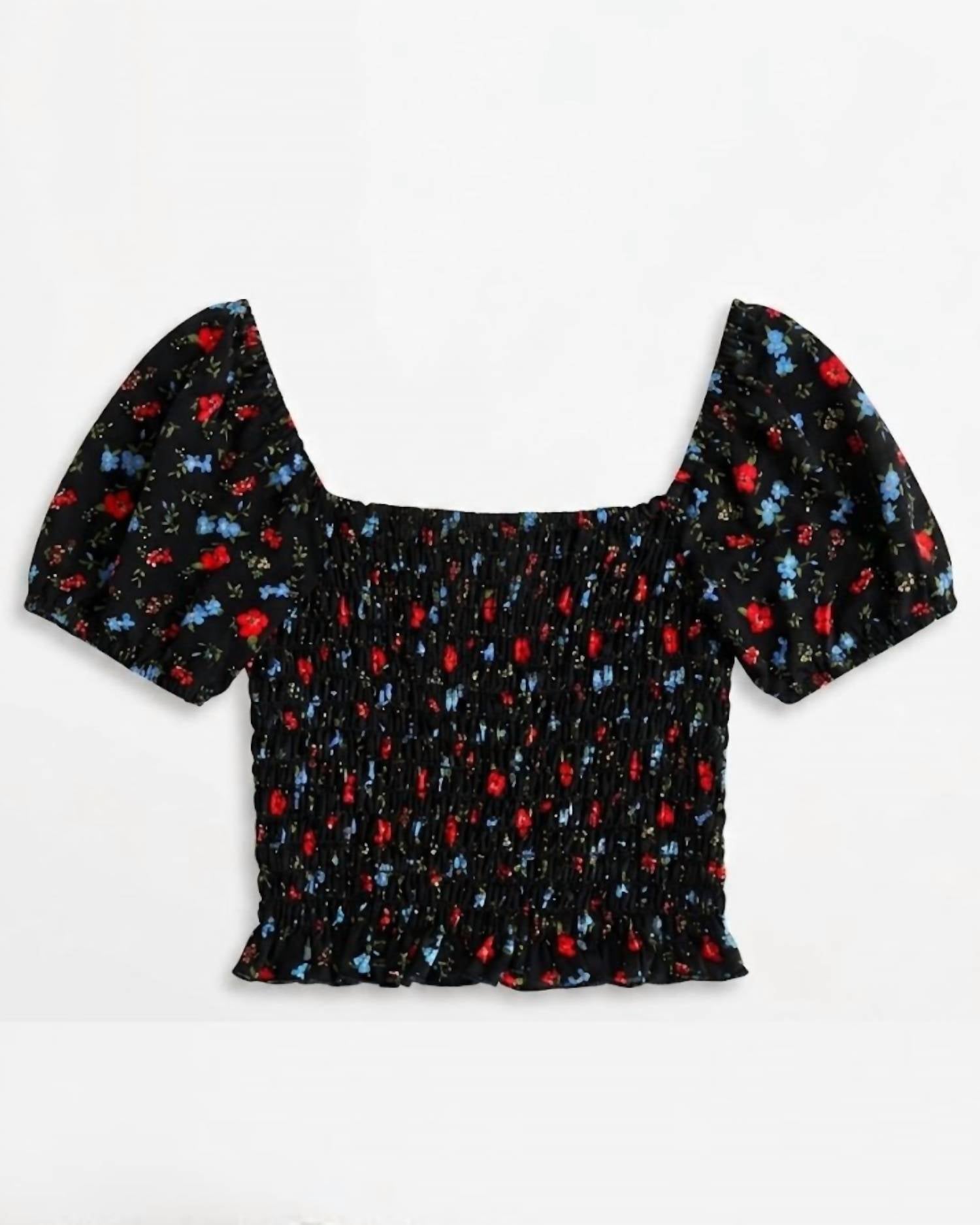 Cheryl Creations - Girl's Smocked Ruffle Top