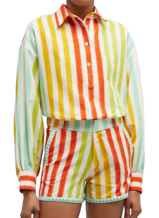 Emporio Sirenuse - Tessa Ikat Striped Shirt