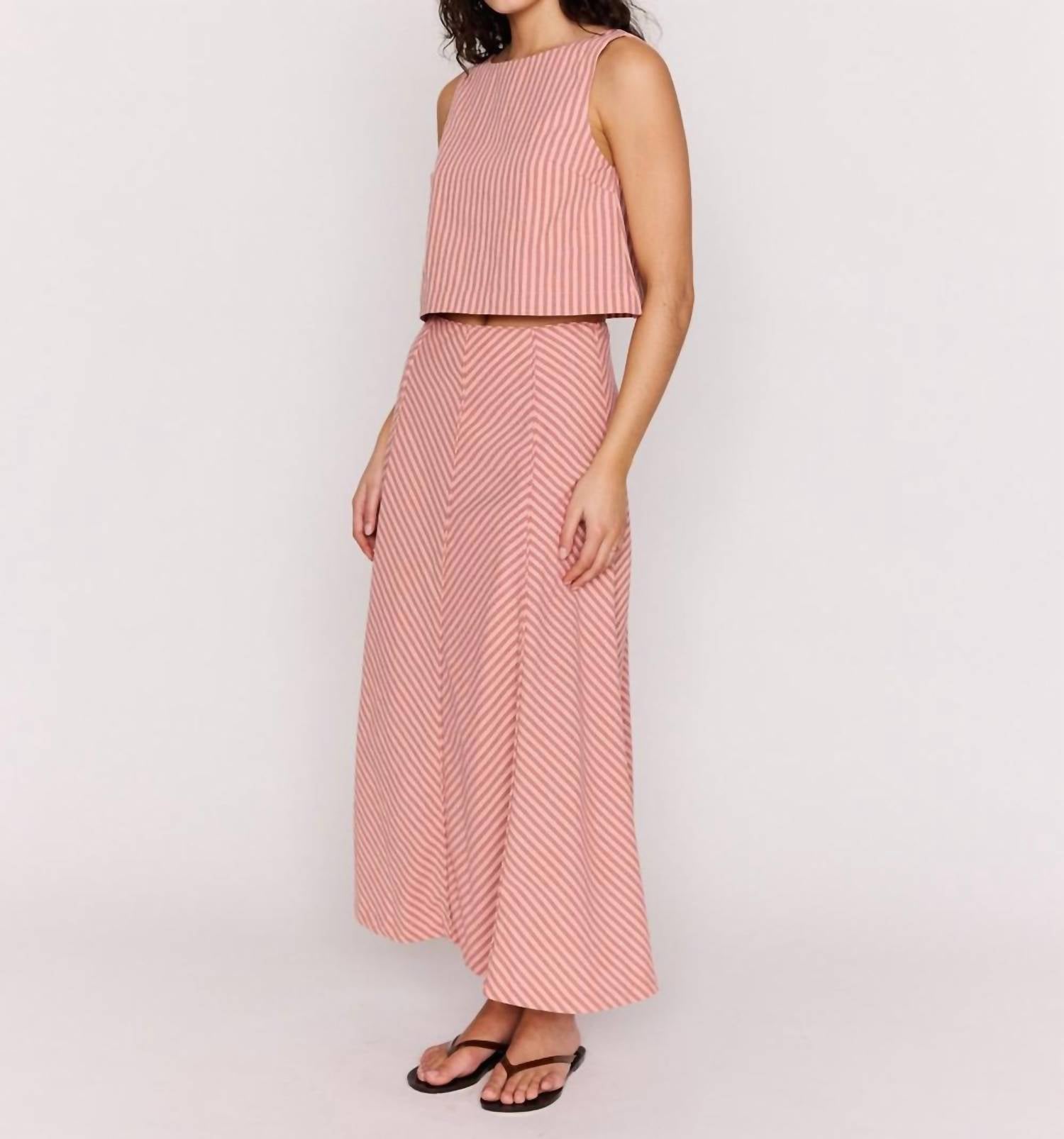 MINKPINK Paloma Low Back Top in pink - women's blouse - alternate view