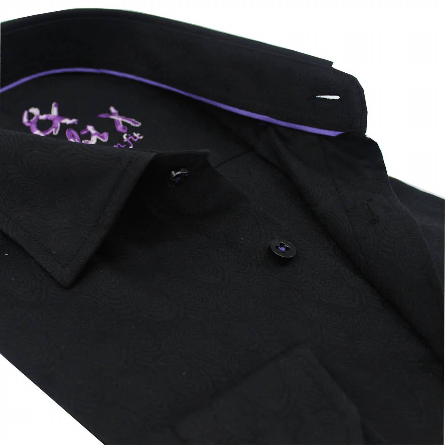 Eight X - Soft Spiral Jacquard Button Down Shirt