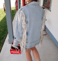 Saints & Hearts - Fringed Out Denim Jacket