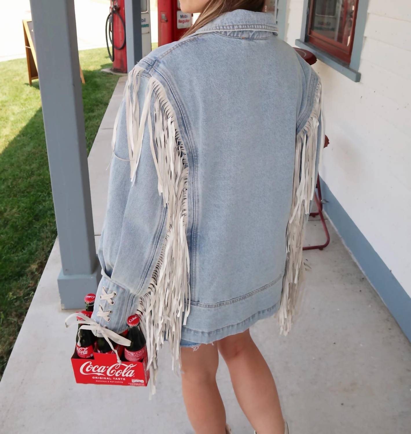 Saints & Hearts - Fringed Out Denim Jacket