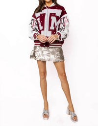Queen Of Sparkles - Texas A And M Bomber Jacket