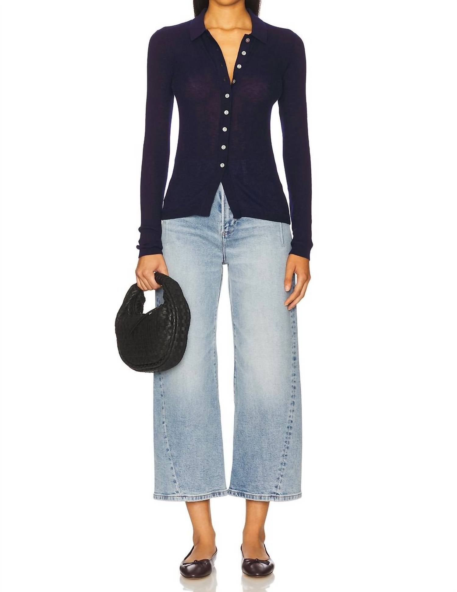 PISTOLA Korey Top in navy - women's long sleeve top - view 4