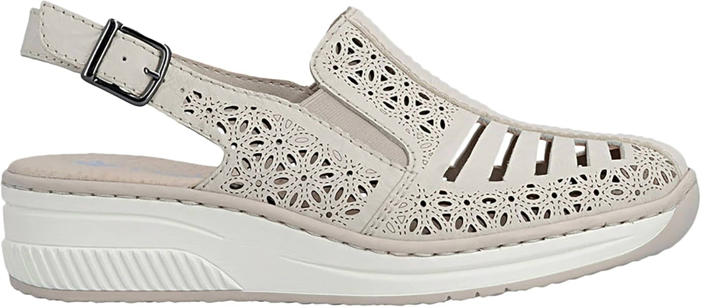 Rieker - Women's Sling Back Wedge Heel Shoes