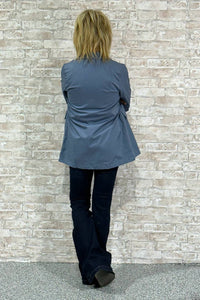 Hiddenbrand - The Clean Cut-structured Blazer With Pattern Cuff