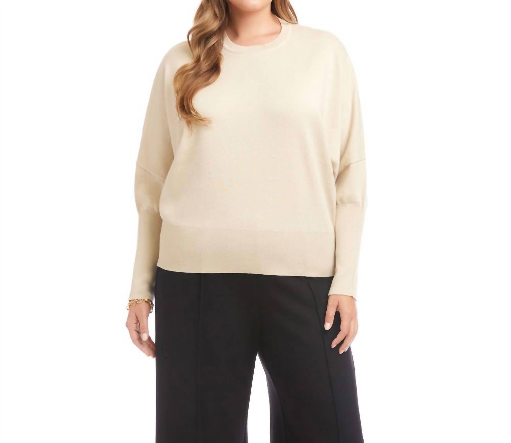 Karen Kane - Dolman Sleeve Sweater - Plus