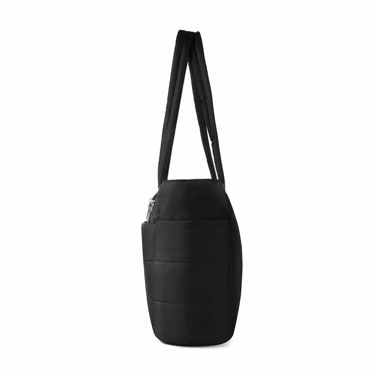 Selini New York - Women's Quilted Puffer Front Pocket Tote Bag