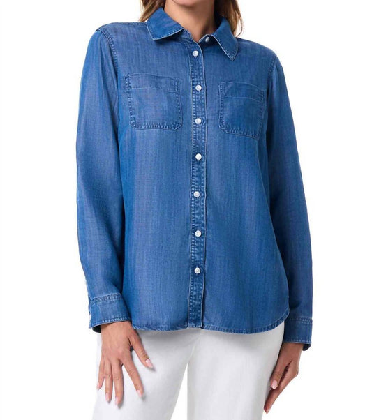 Coolibar - Peninsula Chambray Long Sleeve Shirt