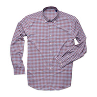 Horn Legend Men's Fourth Street Performance Woven Shirt in serenity wine - men's shirt